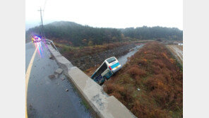 [속보] 서천서 시내버스 다리 밑 추락…1명 사망·5명 부상