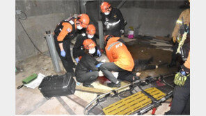 오피스텔 기계식 주차장 점검하던 관리원 추락해 중태