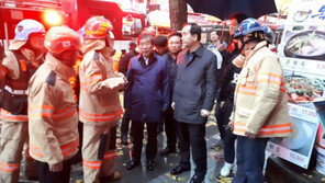 박원순 종로 고시원 화재 현장 방문…“사후 수습 철저히”