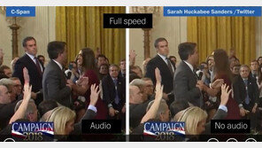 백악관, ‘CNN기자 조작 동영상’ 유포 일파만파