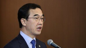 조명균 “남북 군사긴장 완화되면 평화와 번영 찾아들 것”