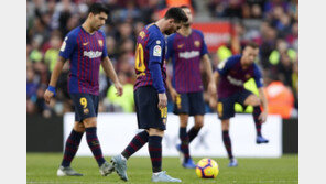 스페인 FC바르셀로나, 2년2개월 만에 안방 패배