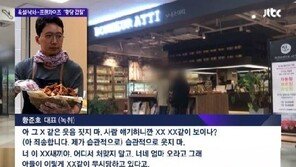 ‘보네르아띠’ 황준호 대표, 직원에 “XX새끼”…‘행복한 친구’ 상호명이 민망