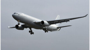 공군 첫 공중급유기, 김해공군기지 도착…F-15K·KF-16 실제 급유 계획