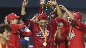 MVP 한동민 “정신 반쯤 나간 상태였다, 홈런은 바로 직감”