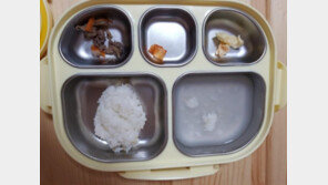 부실급식 어린이집 학부모 “원장·직원 사죄…음식 남겨도 많이 주기로”