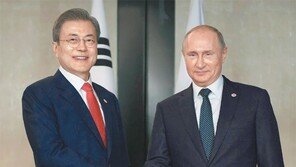 문재인 대통령-푸틴, 대북 제재완화 조건 논의