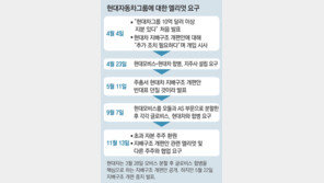 현대차 주식 5000억원 손실 본 엘리엇… “자사주 12조 사라” 지배구조개선 또 압박