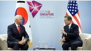 文대통령과 펜스, 대북 해법에 미묘한 입장차…선순환론 VS CVID