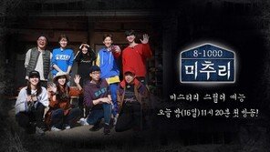 유재석 새 예능 ‘미추리’ 1000만원 찾기 미션…시청률 3.3%로 출발