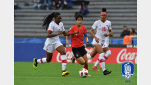 U-17 여자축구대표팀, 월드컵서 2연패…사실상 8강 무산