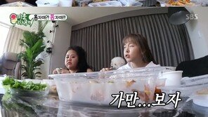 ‘미우새’ 홍진영 언니, 식사 중 갑자기 “뚱뚱하다고 죽는 건 아니야”