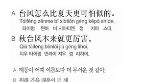 [시사중국어학원]가을 태풍