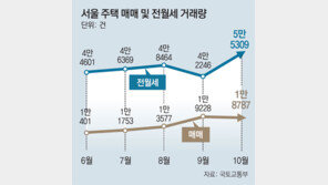 서울, 집 안사고 전월세로 몰린다
