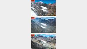 “中서부 고원 빙하, 예전보다 2배이상 빨리 녹아”