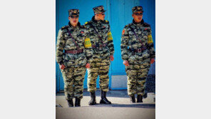 北 판문점 JSA 병사 군복 ‘얼룩무늬’로 바꿨다