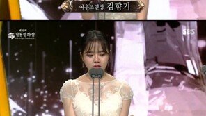 ‘39th 청룡영화상’ 김향기 여우조연상 “선물같은 수상” 눈물 소감