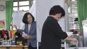 대만 집권당, 지방선거서 참패…차이잉원 차기 대선출마 불투명