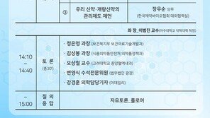 ‘제약바이오 R&D 활성화를 위한 제도 개선 방안’ 정책토론회 29일 개최