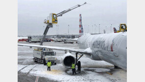 美 중서부, 북동부 폭설·폭우 항공 1330여편 취소