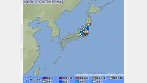 日 이바라키현서 규모 5.0 지진…쓰나미 발생 안해