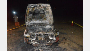 충남 태안 해수욕장 주차장서 차량에 불…트렁크안서 신원미상 시신 발견