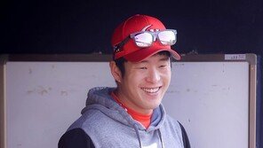 방망이 되잡은 SK 노수광 “너무 멀리 보진 않으려고요”