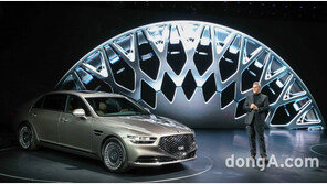 제네시스 ‘G90’ 디자인 살펴보니… 완벽한 수평구조 핵심