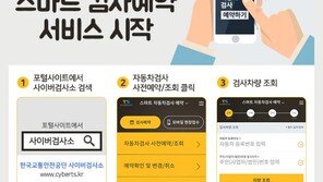한국교통안전공단, ‘스마트 검사예약 서비스’ 시작