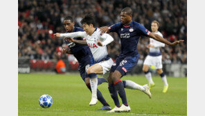 유럽 ‘100―1골’ SON “챔스 수렁도 돌파한다”