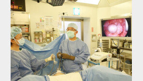 13㎝ 넘는 거대 난소종양, 복강경 수술로 100% 제거한다