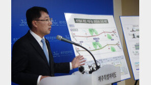 ‘환경 훼손 논란’ 제주 비자림로 공사…“내년 2월 재개”