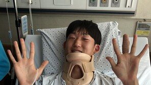 ‘경추 부상’ 이승모, 미세골절 외 특이사항 無…“생각보다 멀쩡, 걱정은 조금만”