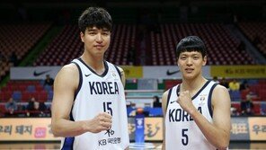 농구 대표팀 김선형-김종규, ‘그 여름’의 아쉬움 부산에서 푼다