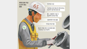 정년 65세로 높이면… 국민연금 수령전 ‘5년 보릿고개’ 해결 