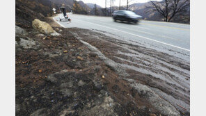 캘리포니아 산불지역,  이번엔 홍수로 구조대 파견