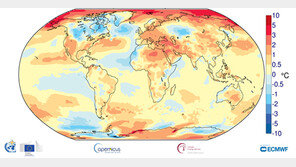 지구 평균기온, 최근 4년간 1~4위…올해 14.8도 네번째