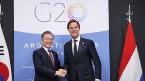 文대통령, 한·네덜란드 회담…“북핵문제 해결 끝까지 지지해달라”