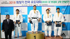 ‘유도 최중량급 유망주’ 김민종, 몽골 유도영웅 잡고 금메달!