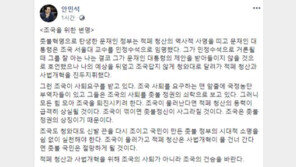 안민석 “조국을 위한 변명…물러나면 적폐청산 동력 상실”