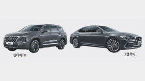 그랜저-싼타페 ‘10만대 클럽’ 동시 입성