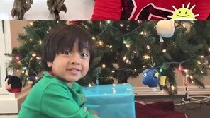 새 장난감 갖고 노는 7세 유튜버 1년 수입이 244억 원… 아버지가 누구?