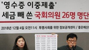 영수증 이중제출 의혹 의원들 “사실과 달라” 적극 반박