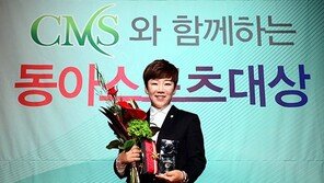 ‘특별상’ 신지애 “자부심 하나 늘었네요”