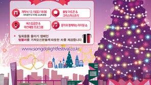 인천송도불빛축제 15∼25일 개최