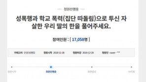 인천 투신 여중생 한 풀리나…경찰 “남학생 3명이 성폭력·명예훼손”