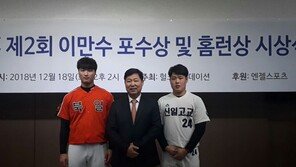 ‘이만수 포수상’ 2018년 주인공은 신일고 김도환