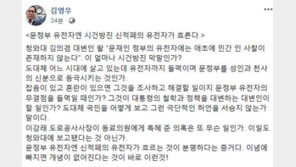 김영우 “‘文정부 유전자’ 靑대변인이 할말?…시건방진 막말”