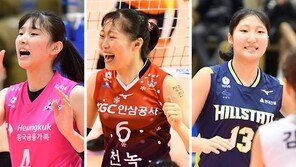 [강홍구 기자의 터치네트] 독주냐, 뒤집기냐…불붙는 여자부 신인상 경쟁