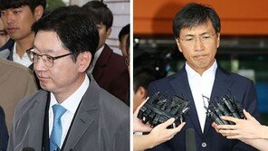 ‘안희정’과 같은날 법정 출석 김경수 “내 재판받기 바빠, 安질문은 NO”